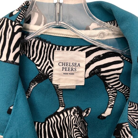 Chelsea Peers Zebra Print Women's Pajama Set - Picture 4 of 7